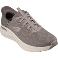 Skechers Arch Fit 2.0 Look Ahead Zapatillas De Tela Para Hombre Color Topo