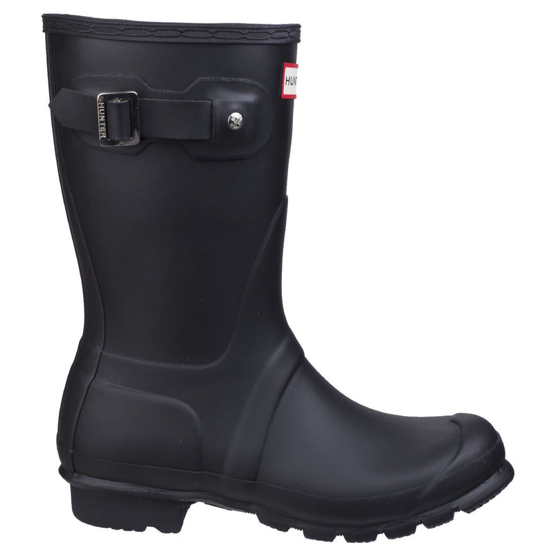 Hunter Original Short Botas De Agua Negras Para Mujer