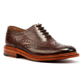 Ben Sherman Sugarman Brogue Zapatos De Cuero Marrones Con Cordones Para Hombre.
