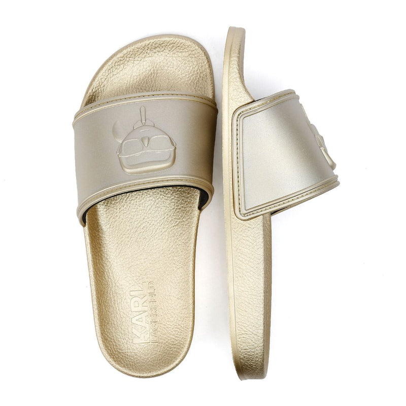 Karl Lagerfeld Kondo 2.0 Karl NFT Sandalias Doradas Para Mujer