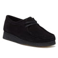 Clarks Zapatos Negros De Mujer De Ante Wallabee Originales