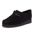 Clarks Zapatos Negros De Mujer De Ante Wallabee Originales