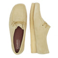 Clarks Originals Wallabee Zapatos De Ante Beige Para Mujer