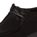 Clarks Zapatos Negros Originales Wallabee Para Hombres