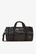 Fred Perry Tonal Classic Barrel Bolso Cruzado De Poliéster Negro/Oro