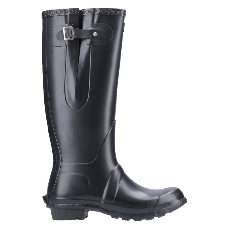 Cotswold Windsor Welly Botas De Agua Negras De Goma