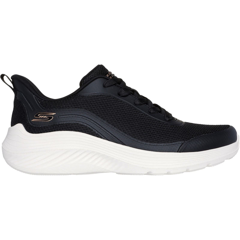 Skechers Bobs Squad Waves Still Wading Zapatillas De Deporte De Mujer En Color Negro.
