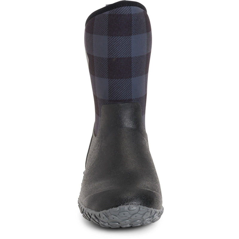 Muck Boots Muckster II Mid Botas De Agua Escocesas De Goma En Negro/Gris.