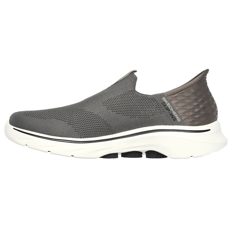 Skechers GO WALK 7 Easy On 2 De Malla Para Hombre, Zapatillas Marrones