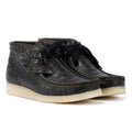Clarks Originals Wallabee Harajuku Botas Negras De Cuero Para Mujer