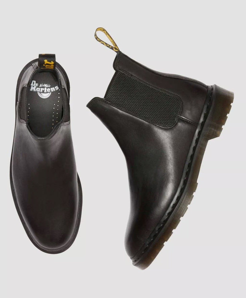 Dr. Martens Graeme Classic Analine Botas De Cuero Para Hombre En Color Negro