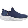 Skechers Ultra Flex 3.0 Smooth Step Zapatillas De Deporte De Hombre De Poliéster Azul Marino