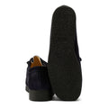 Tower Footwear Apache Zapatos Azules De Ante Para Hombre Con Cordones.