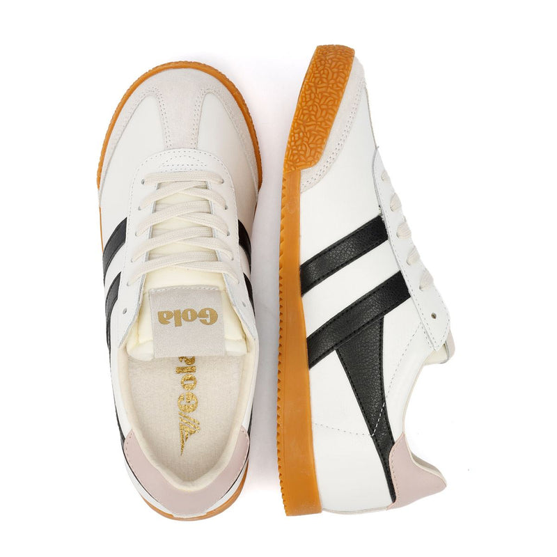 Gola Elan Zapatillas Blancas De Cuero Para Mujer