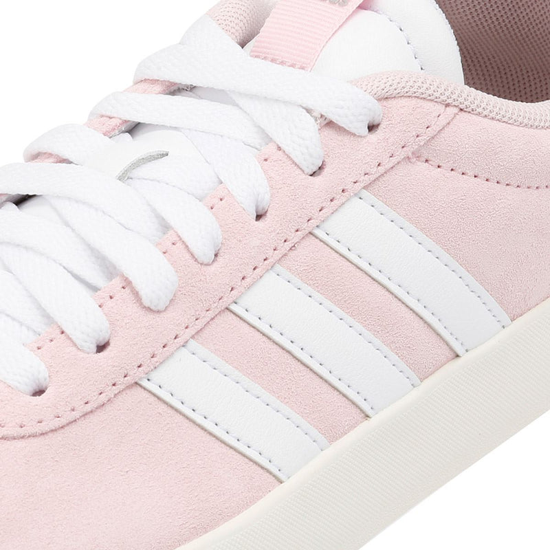 Adidas VL Court 3.0 Zapatillas De Cuero Rosa Para Mujer