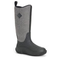 Muck Boots Hale Botas De Agua Negras De Goma Con Textura De Espiga Peluda.