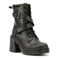 Dr. Martens Chesney Tech Botas Negras De Cuero Para Mujer.