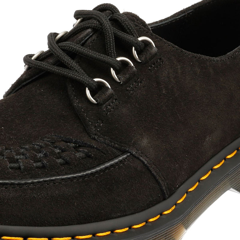 Dr. Martens Ramsey EH Zapatos Negros De Ante Cómodos
