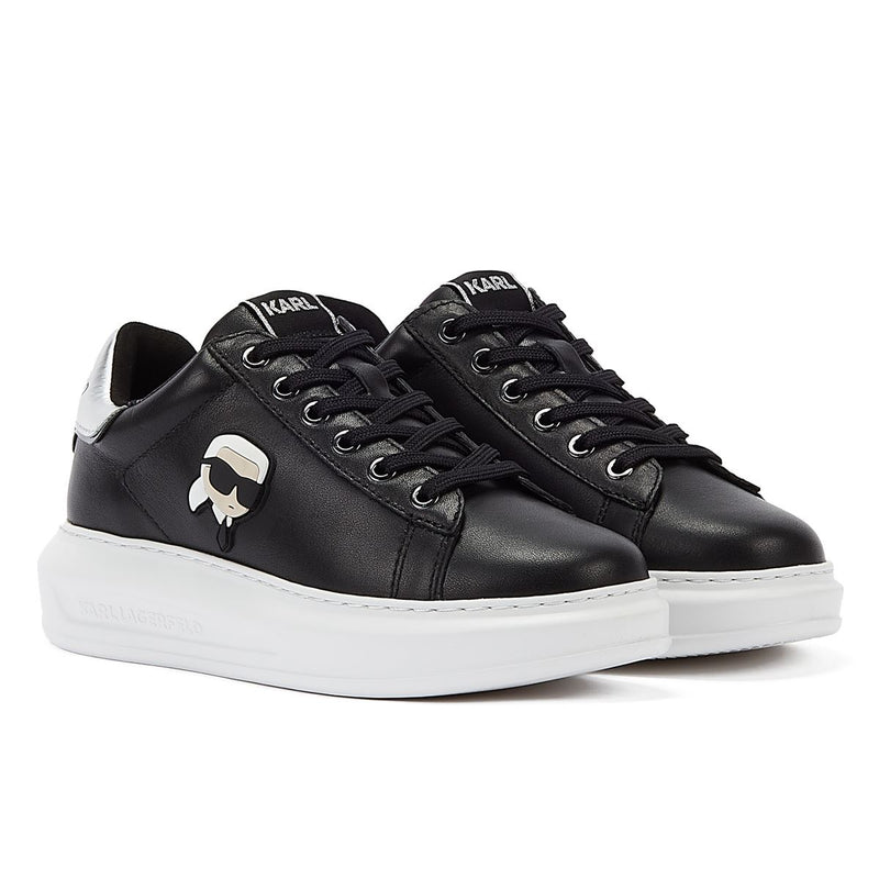 Karl Lagerfeld Kapri Karl Nft Lo Lace Zapatillas Negras Para Mujer
