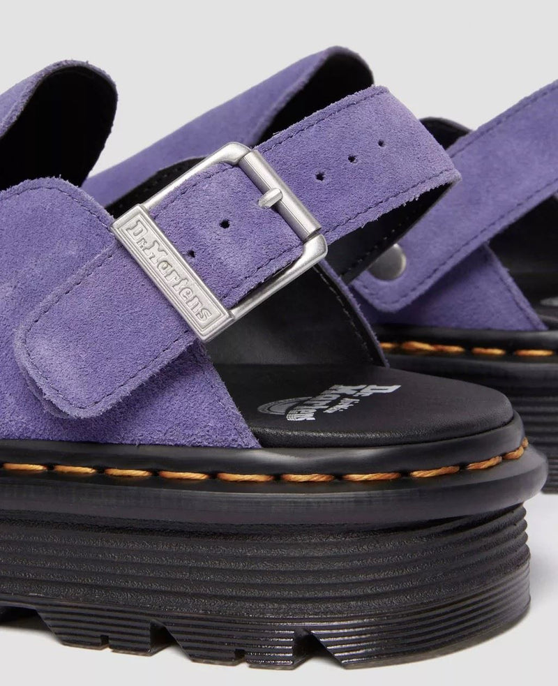 Dr. Martens Zebzag EH Zuecos De Ante Morado