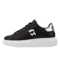 Karl Lagerfeld Kapri Karl Nft Lo Lace Zapatillas Negras Para Mujer