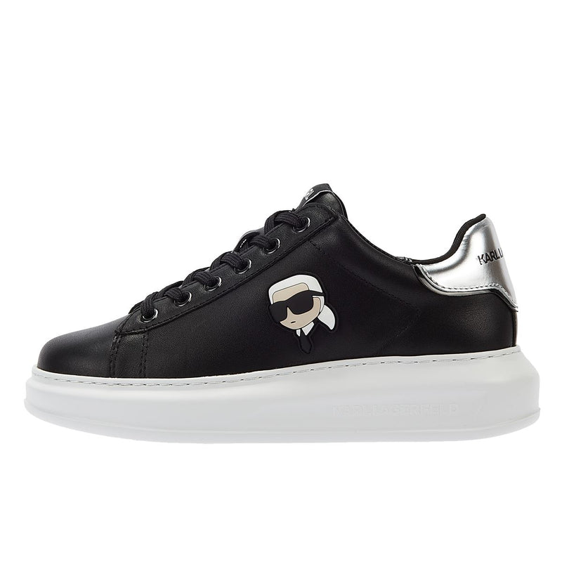 Karl Lagerfeld Kapri Karl Nft Lo Lace Zapatillas Negras Para Mujer