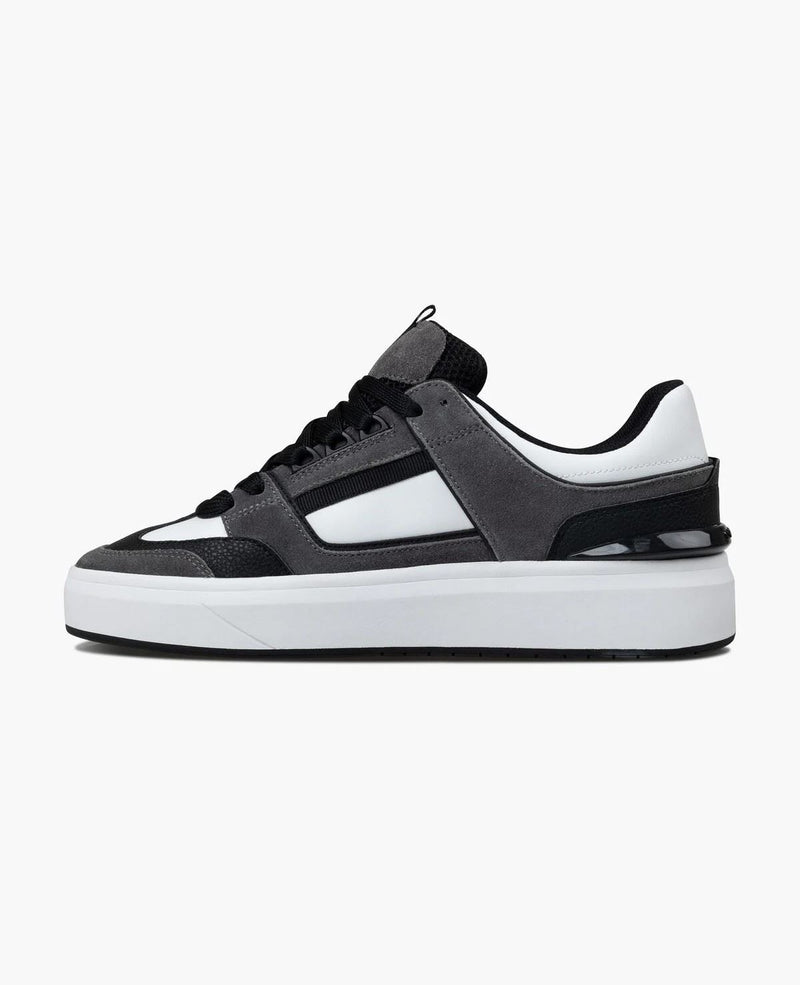 Cruyff Kickturn Zapatillas De Cuero Gris Para Hombre