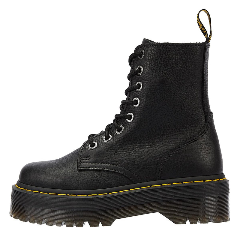 Dr. Martens Botas De Cuero Negro Jadon 3 Pisa