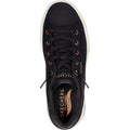 Skechers Arch Fit Arcade Meet Ya There Zapatillas De Deporte De Mujer De Algodón Negras