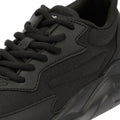 Hugo Leon Runn Zapatillas Negras De Mujer.