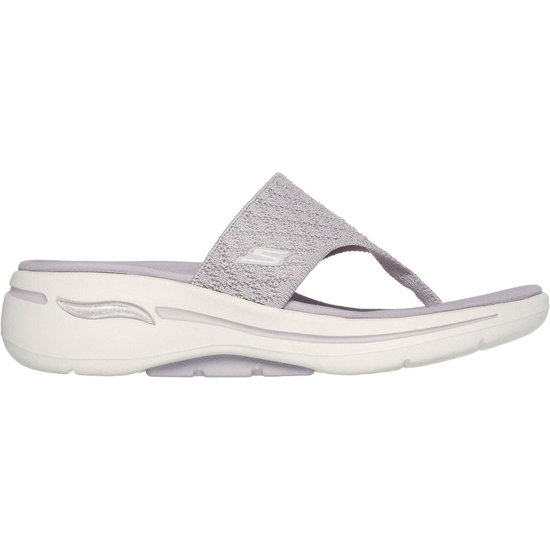 Skechers Go Walk Arch Fit Sandal Spellbound Sandalias De Mujer De Poliéster Color Lila