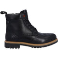 Hunter Cawdor Zapatos Negros Brogues De Cuero Para Hombre