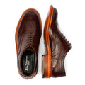 Ben Sherman Sugarman Brogue Zapatos De Cuero Marrones Con Cordones Para Hombre.