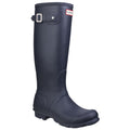 Hunter Original Tall Botas De Agua Azul Marino De Mujer.