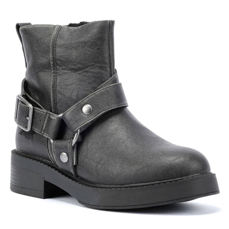 Blowfish Malibu Vella Botas Negras De Mujer