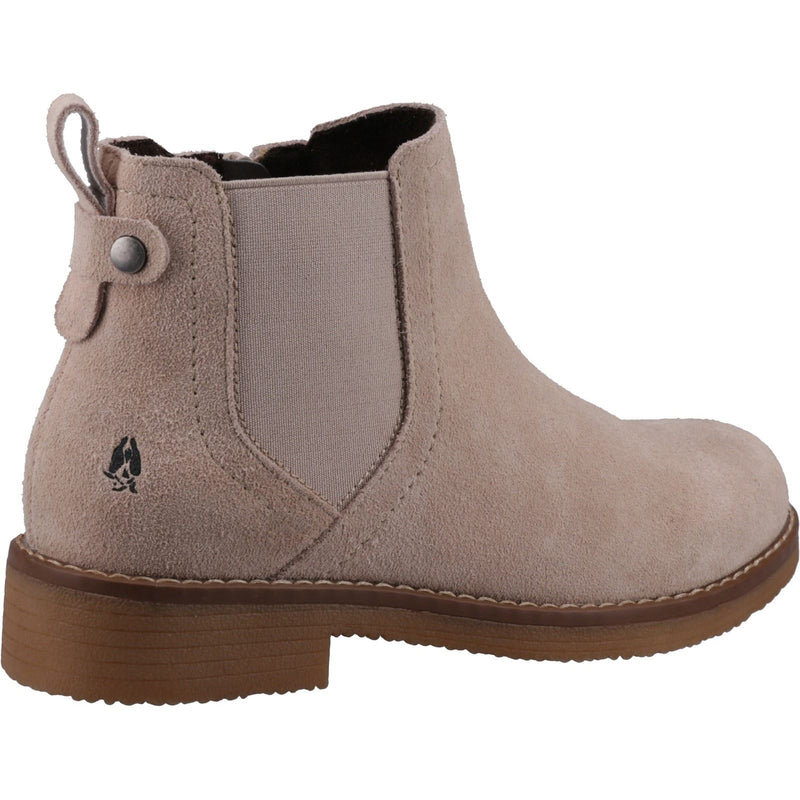 Hush Puppies Maddy Botas De Ante Para Mujer En Color Nude.