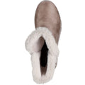 Skechers Easy Going Dreamers Move Botas De Mujer En Color Canela Oscuro.