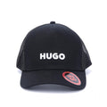 Hugo Marsel Trucker Gorras Negras De Algodón Para Hombre