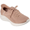 Skechers Ultra Flex 3.0 Brilliant Path Zapatillas De Tela De Mujer Color Beige