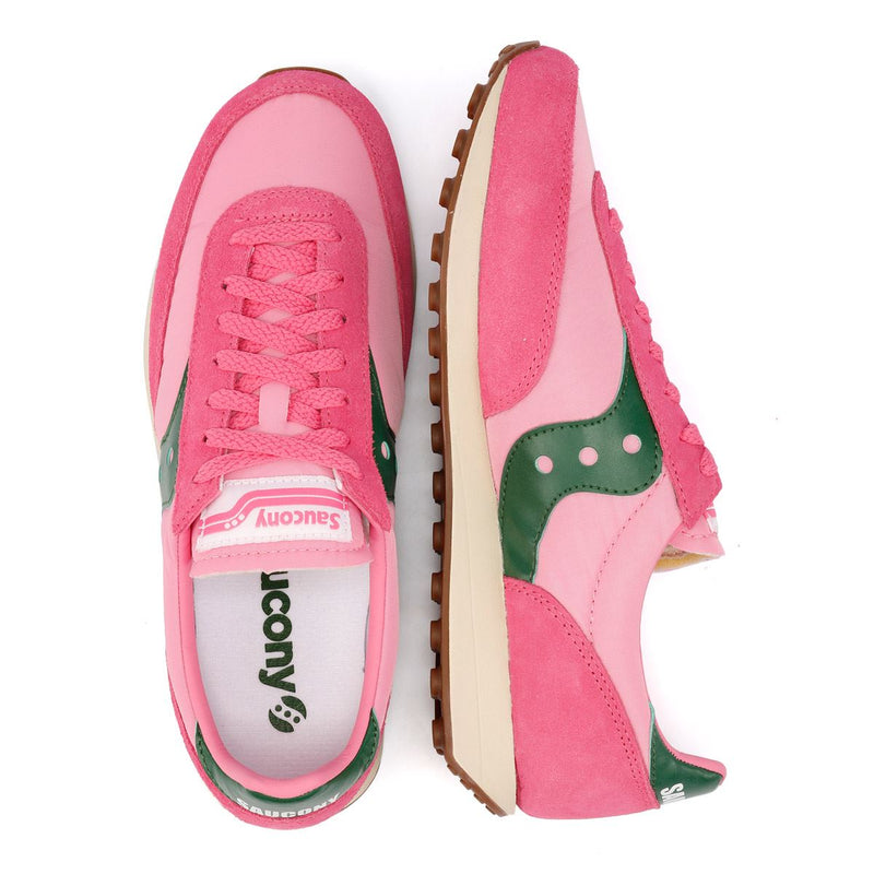 Saucony Trainer 80 Zapatillas De Gamuza Rosadas