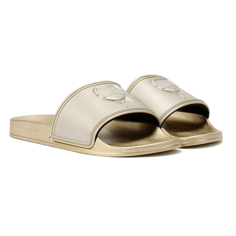 Karl Lagerfeld Kondo 2.0 Karl NFT Sandalias Doradas Para Mujer