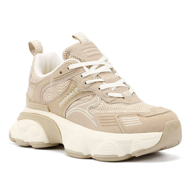 Buffalo Truck Zapatillas Beige Para Mujer