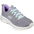Skechers GO WALK Arch Fit 2.0 Vivid Sunset Zapatillas De Tela Para Mujer En Gris/Lavanda