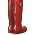 Hunter Original Tall Gloss Botas De Agua Rojas Militares De Mujer De Caucho.