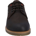 Hunter Jura Zapatos De Cuero Marrones Con Cordones Para Hombre.