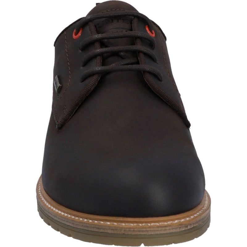 Hunter Jura Zapatos De Cuero Marrones Con Cordones Para Hombre.