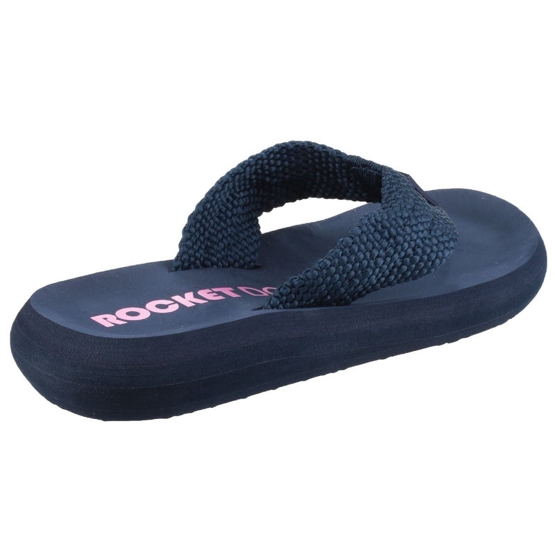 Rocket Dog Sunset Sandalias De Dedo Azul Marino Para Mujer