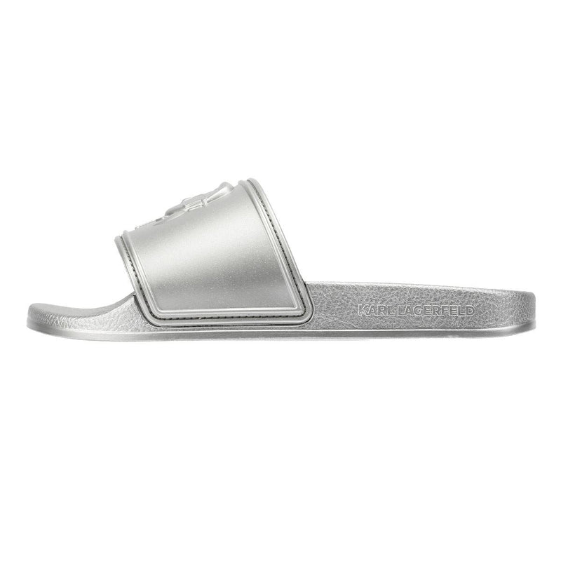 Karl Lagerfeld Kondo 2.0 Karl NFT Sandalias Plateadas Para Mujer