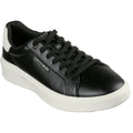 Skechers Court Break Suit Sneaker Zapatillas Negras De Hombre Sintéticas