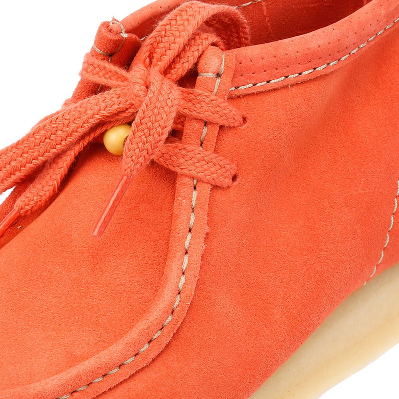 Clarks Originals Wallabee Botas De Mujer De Ante En Color Naranja